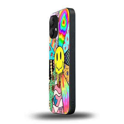 Y2K Doodle nothing phone 2 mobile cover | shockproof glass phone case