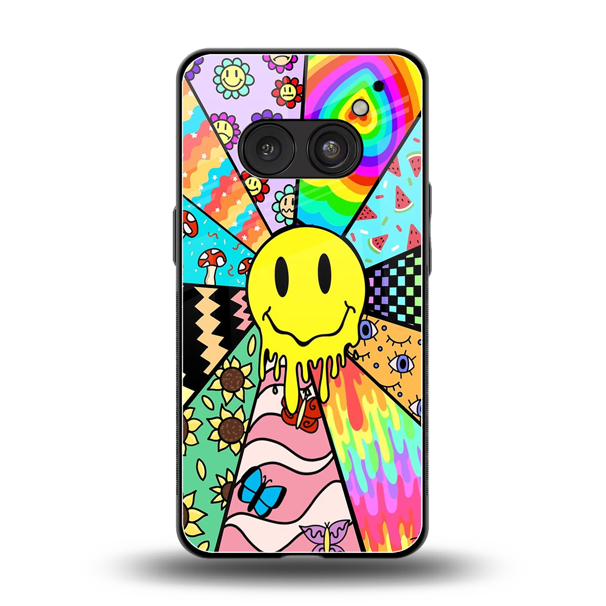 Y2K Doodle back phone cover | glass case for nothing phone 2a