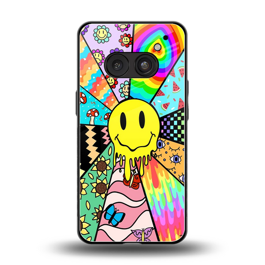 Y2K Doodle back phone cover | glass case for nothing phone 2a