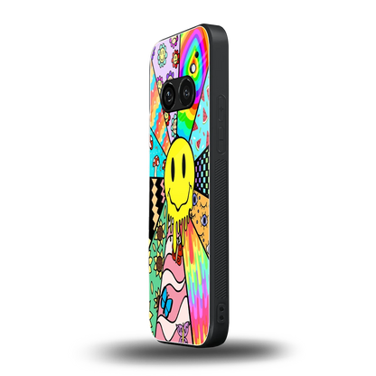 Y2K Doodle nothing phone 2a mobile cover | shockproof glass phone case