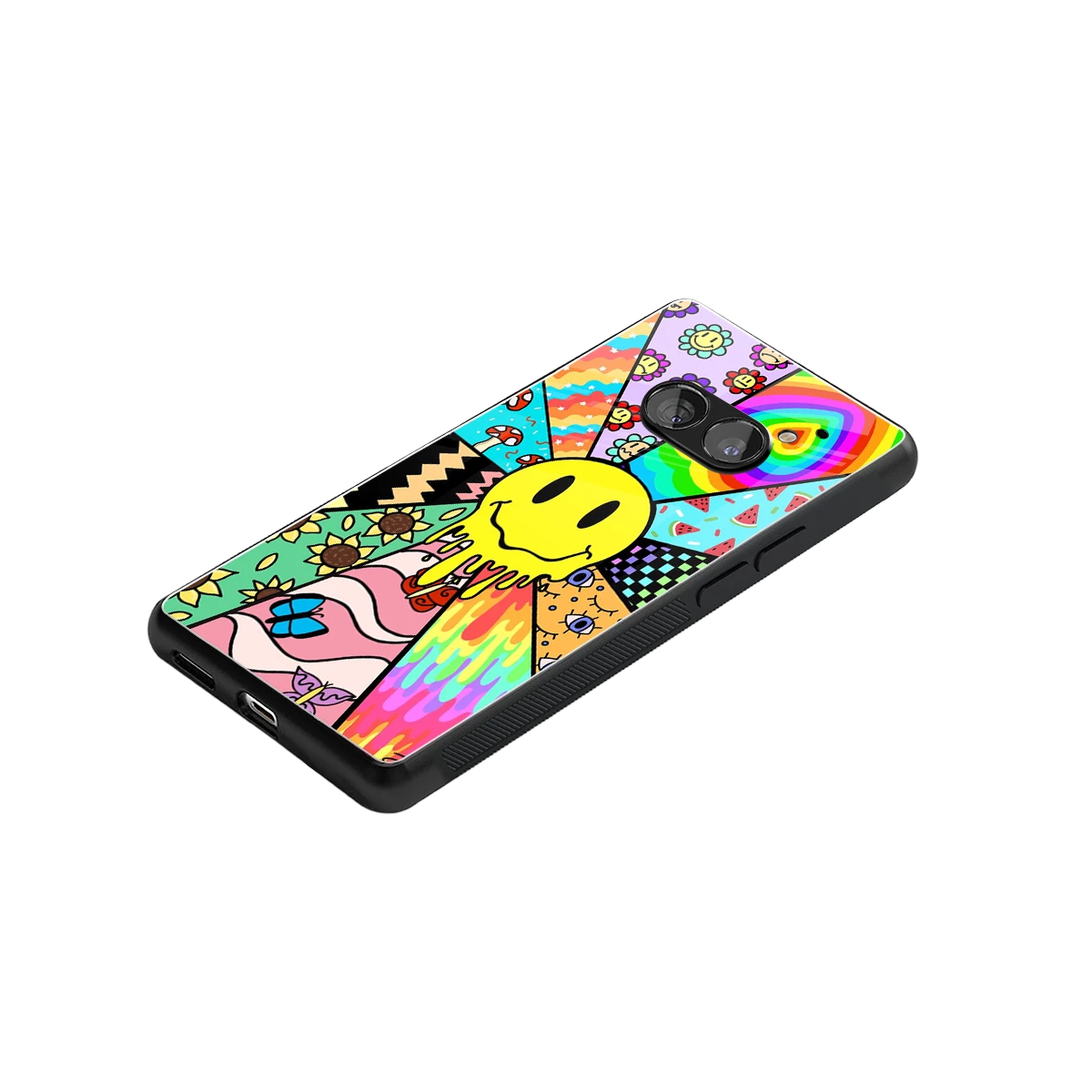 Y2K Doodle stylish phone case for nothing phone 2a | glossy glass and slim fit