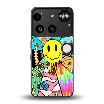 Y2K Doodle back phone cover | glass case for nothing phone 3
