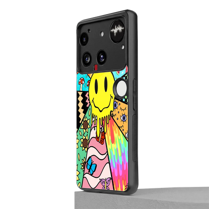 Y2K Doodle nothing phone 3 mobile cover | shockproof glass phone case