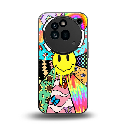 Y2K Doodle back phone cover | glass case for nothing phone 3a pro