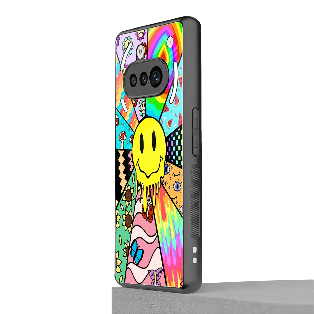Y2K Doodle nothing phone 3a mobile cover | shockproof glass phone case