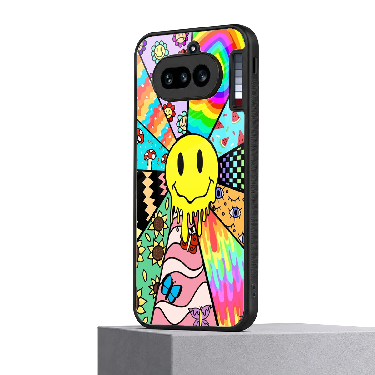 Y2K Doodle nothing phone 4a mobile cover | shockproof glass phone case