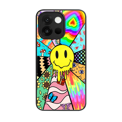 Y2K Doodle back phone cover | glass case for oneplus 13s