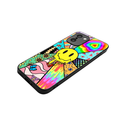 Y2K Doodle stylish phone case for oneplus 15r | glossy glass and slim fit