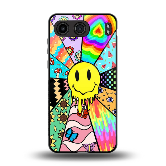 Y2K Doodle back phone cover | glass case for oneplus nord 4