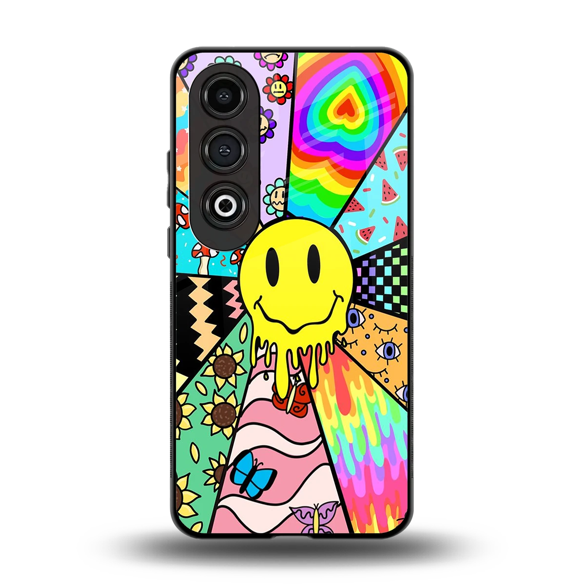 Y2K Doodle back phone cover | glass case for oneplus nord ce 4