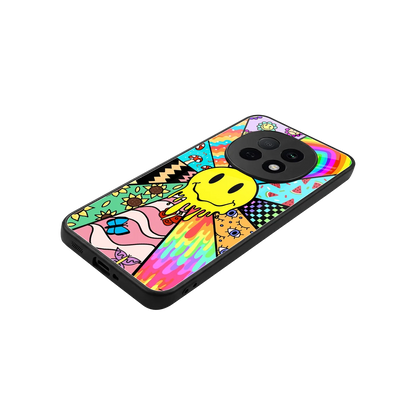 Y2K Doodle stylish phone case for oppo f29 pro 5g | glossy glass and slim fit