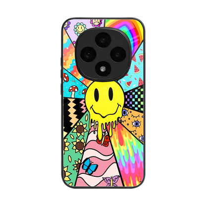 Y2K Doodle back phone cover | glass case for oppo f31 pro 5g