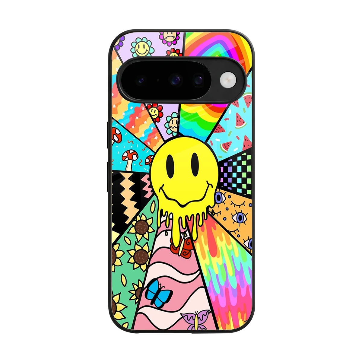 Y2K Doodle back phone cover | glass case for google pixel 10