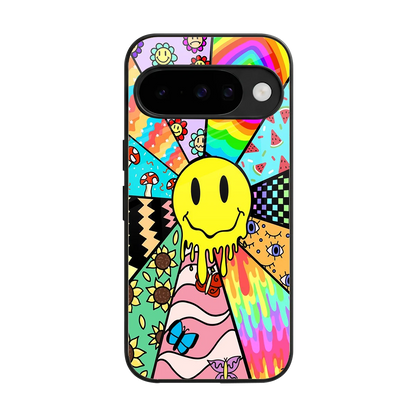 Y2K Doodle back phone cover | glass case for google pixel 10