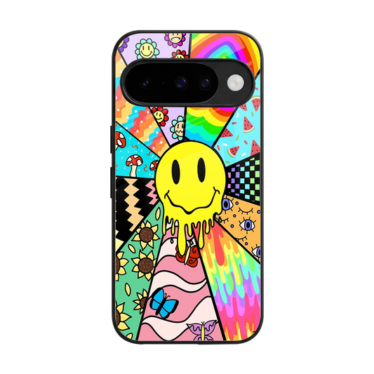 Y2K Doodle back phone cover | glass case for google pixel 10