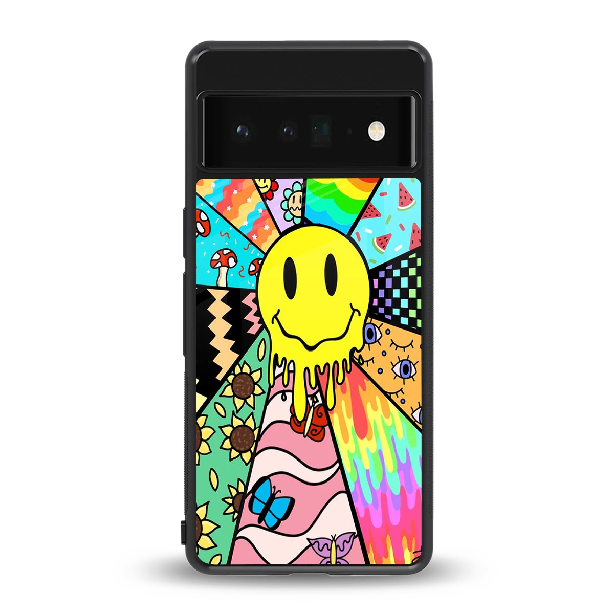 Y2K Doodle back phone cover | glass case for google pixel 6 pro