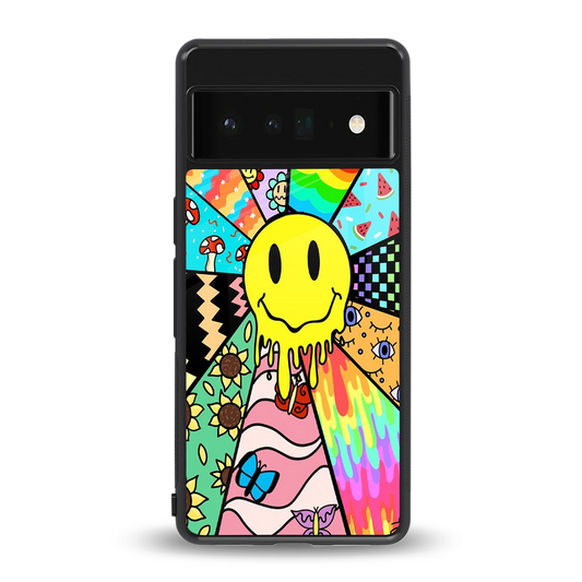 Y2K Doodle back phone cover | glass case for google pixel 6 pro