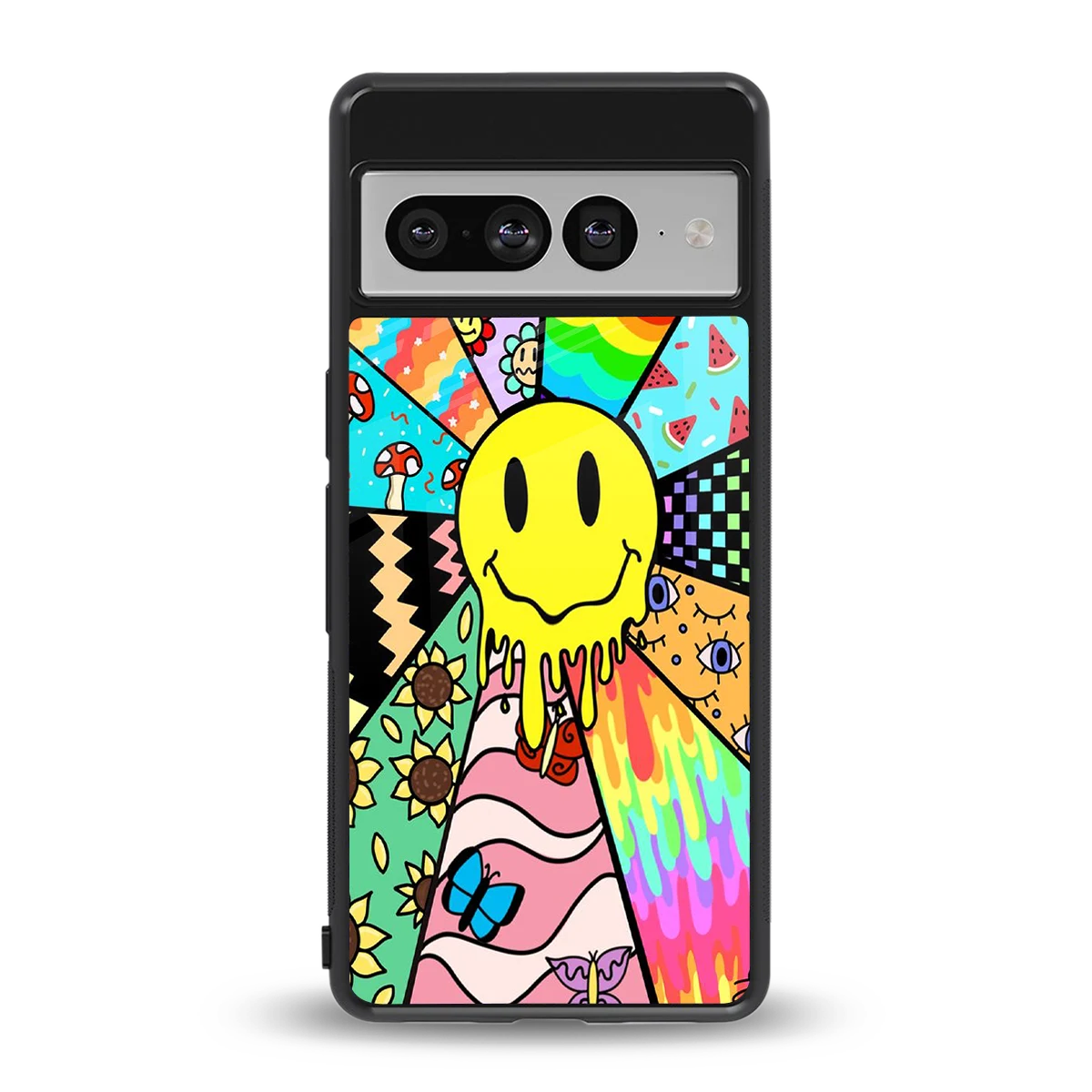 Y2K Doodle back phone cover | glass case for google pixel 7 pro