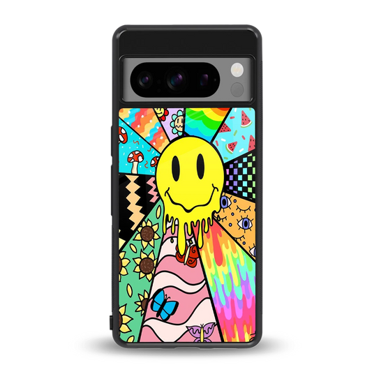 Y2K Doodle back phone cover | glass case for google pixel 8 pro