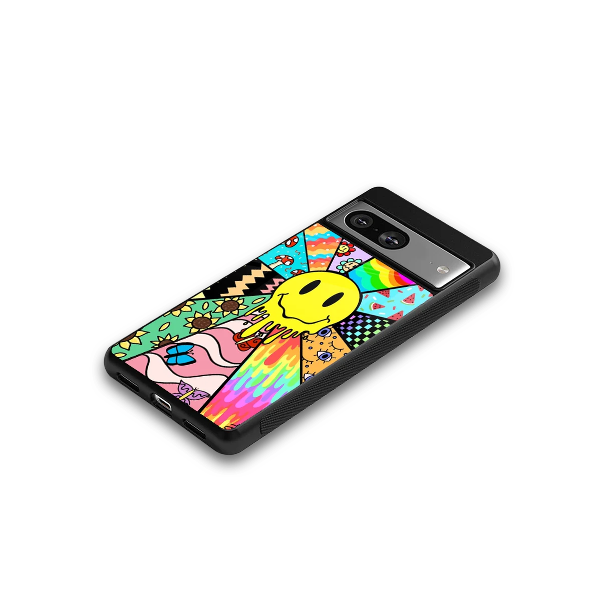 Y2K Doodle google pixel 8 mobile cover | shockproof glass phone case
