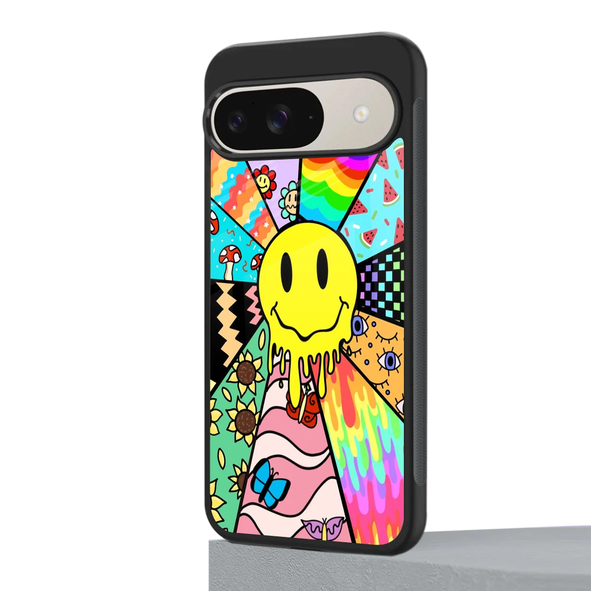 Y2K Doodle google pixel 9 mobile cover | shockproof glass phone case