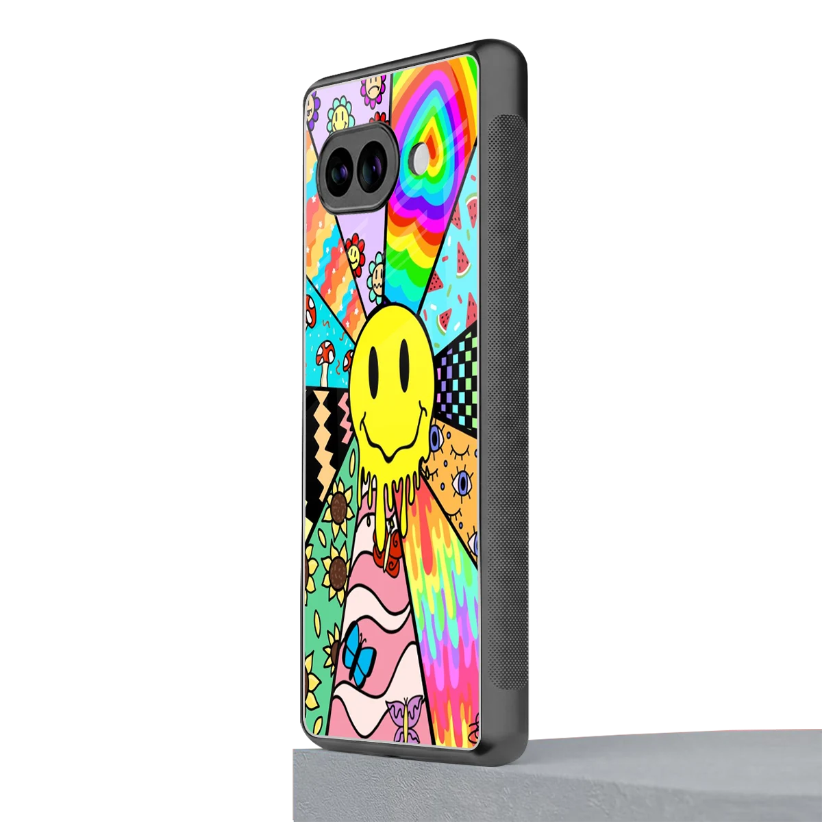 Y2K Doodle google pixel 10a mobile cover | shockproof glass phone case