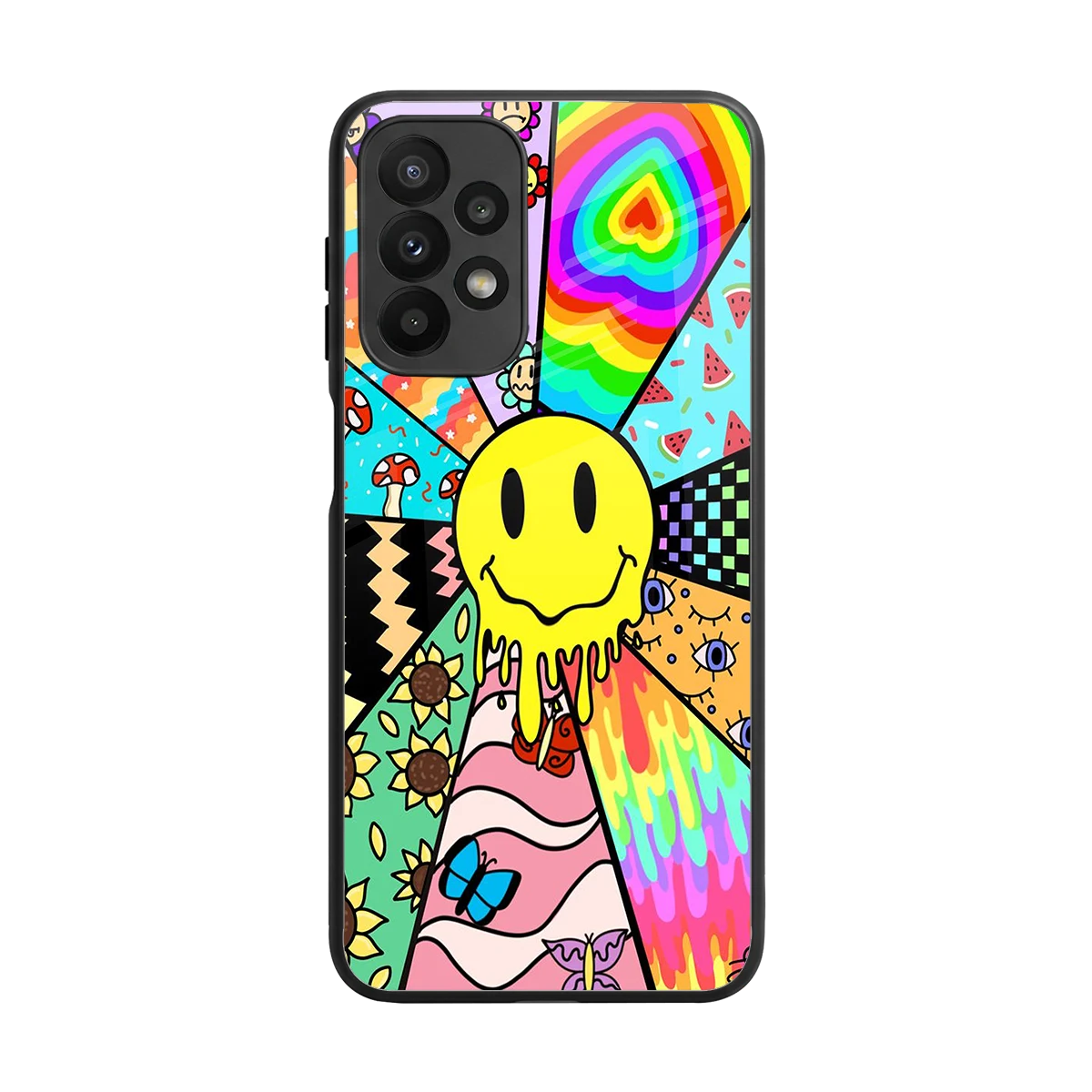 Y2K Doodle back phone cover | glass case for samsung galaxy a23