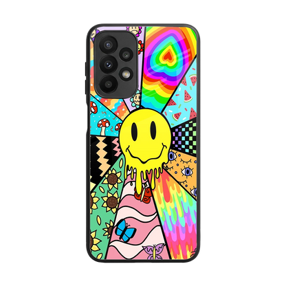 Y2K Doodle back phone cover | glass case for samsung galaxy a23
