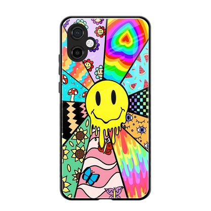 Y2K Doodle back phone cover | glass case for samsung galaxy a06 5g