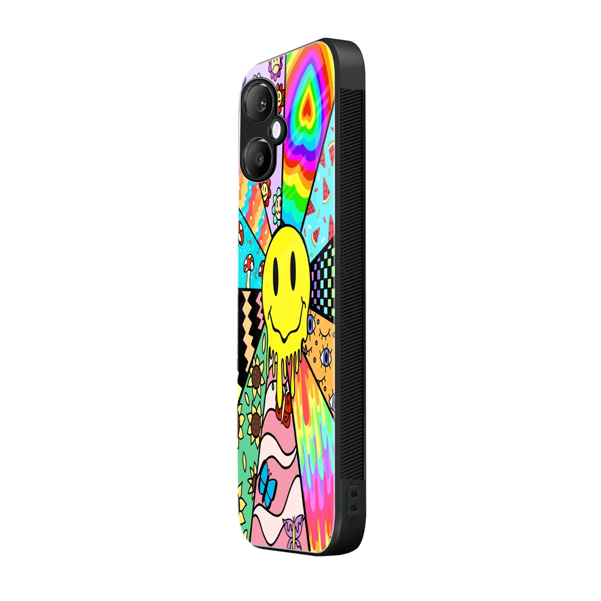 Y2K Doodle samsung galaxy a06 5g mobile cover | shockproof glass phone case