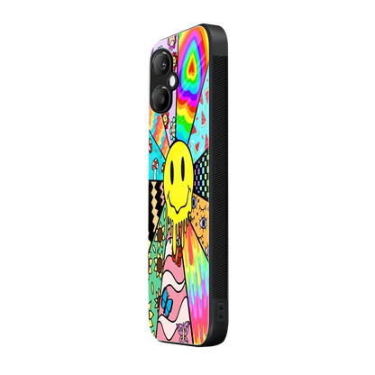 Y2K Doodle samsung galaxy a06 5g mobile cover | shockproof glass phone case