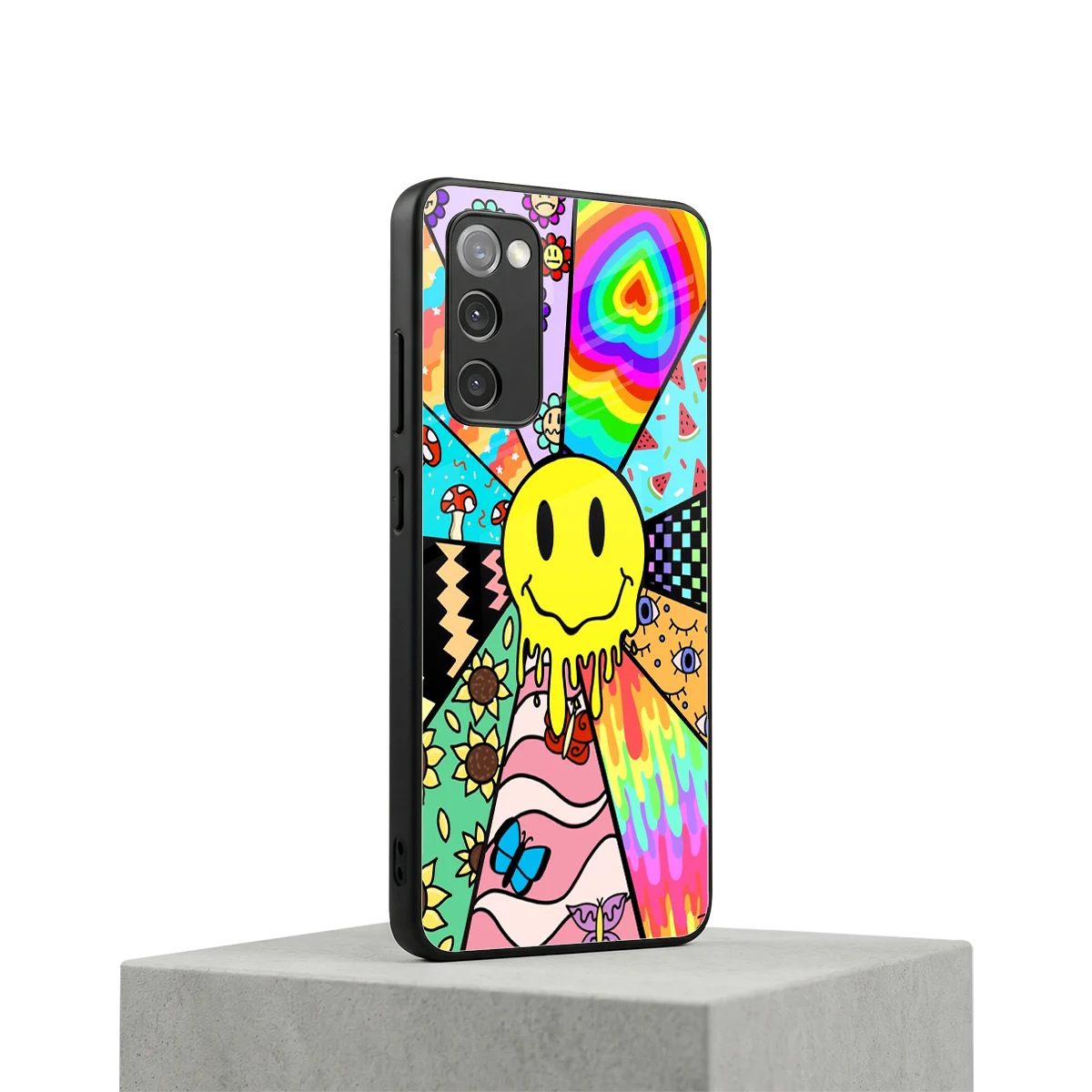 Y2K Doodle samsung galaxy s20 fe mobile cover | shockproof glass phone case