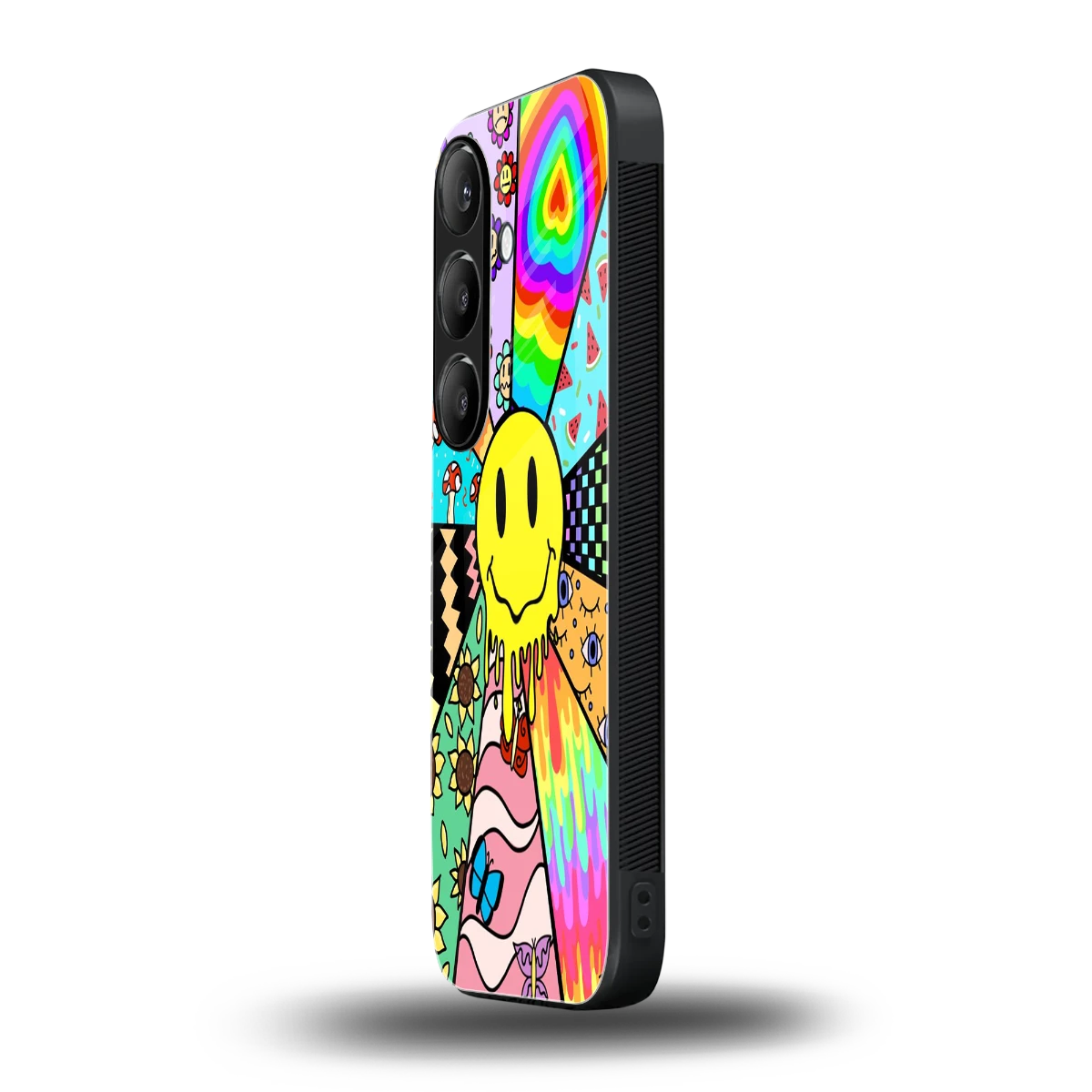 Y2K Doodle samsung galaxy s24 mobile cover | shockproof glass phone case