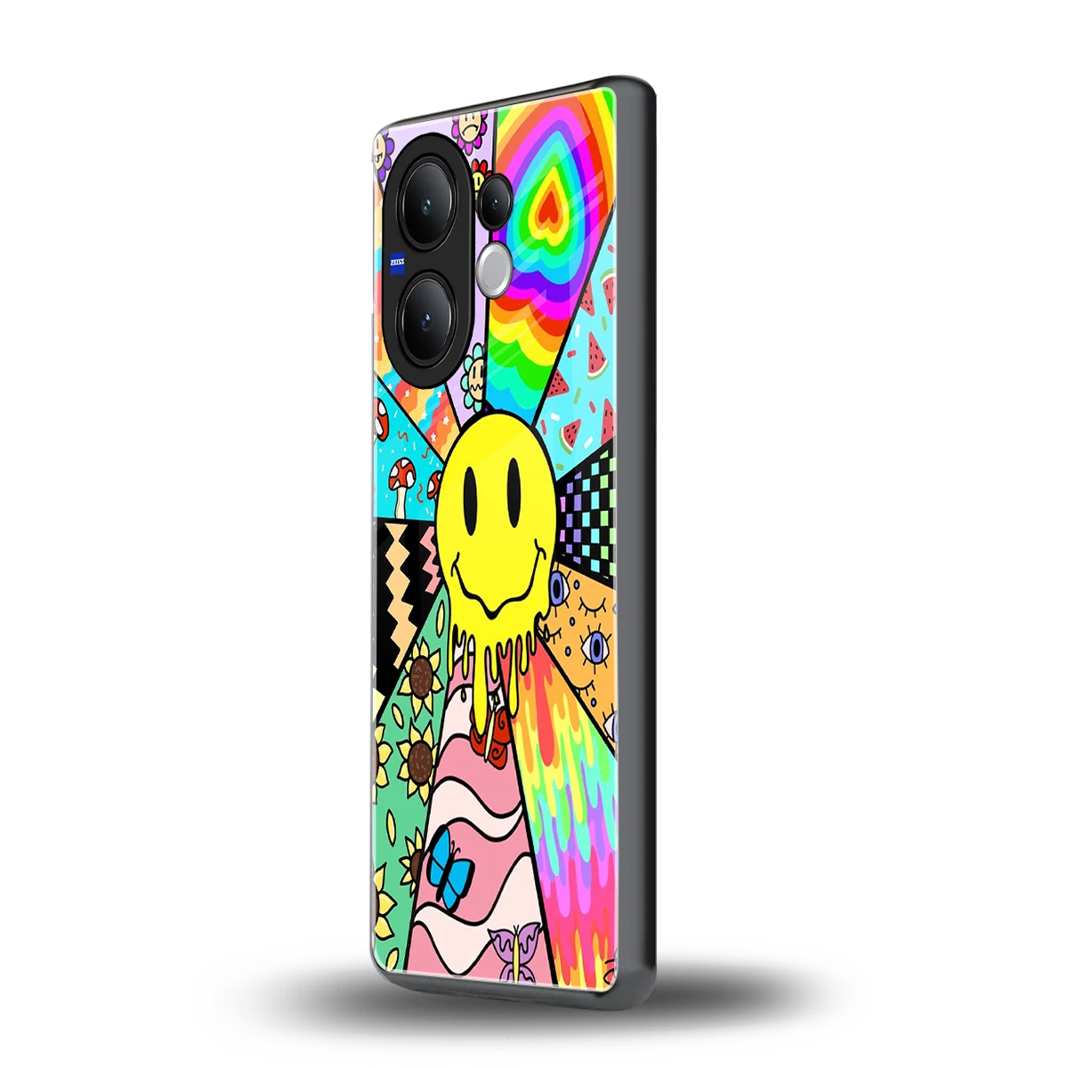 Y2K Doodle vivo v60 mobile cover | shockproof glass phone case