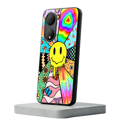 Y2K Doodle Vivo-y100 mobile cover | shockproof glass phone case