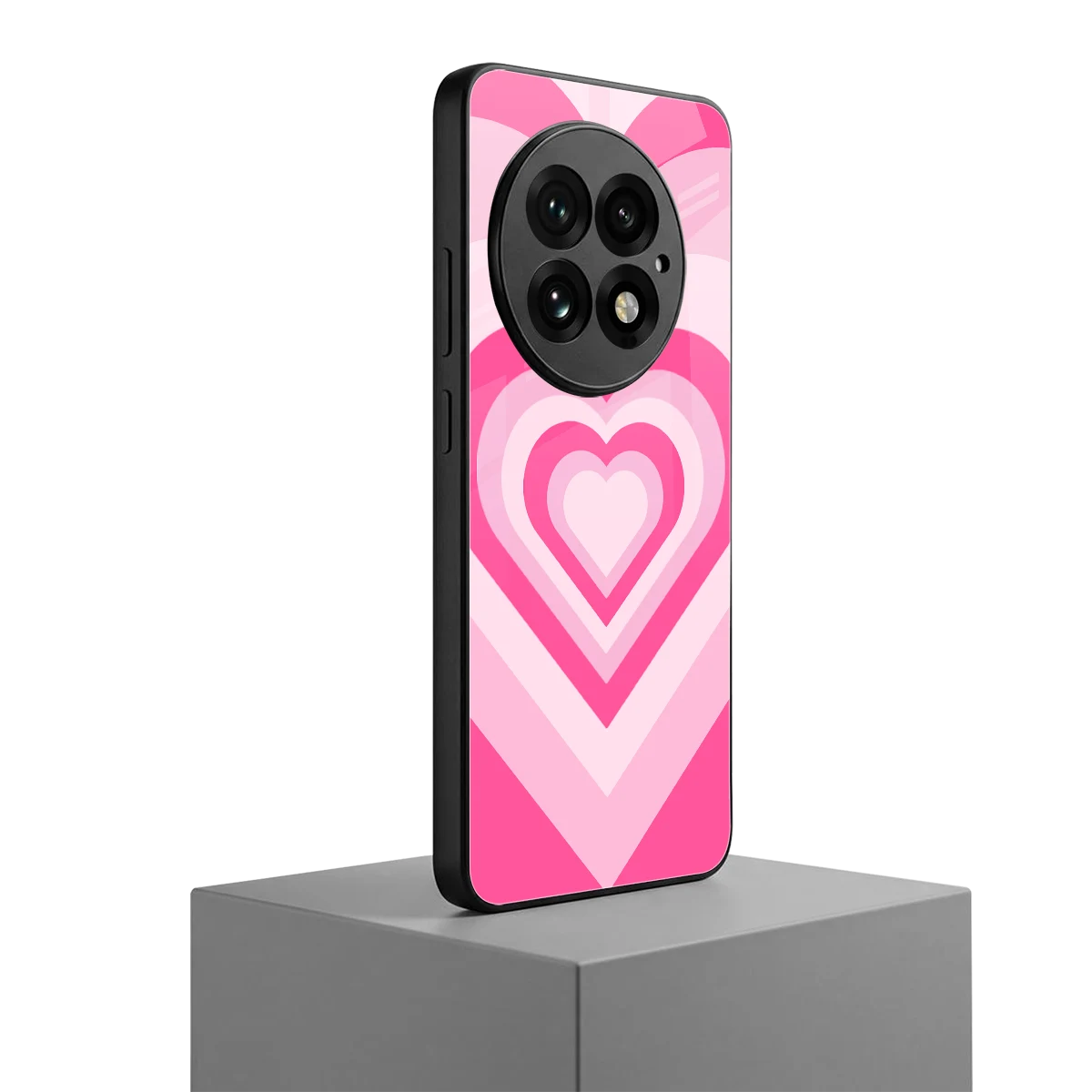 Y2K Flamingo Hearts oneplus 13 mobile cover | shockproof glass phone case