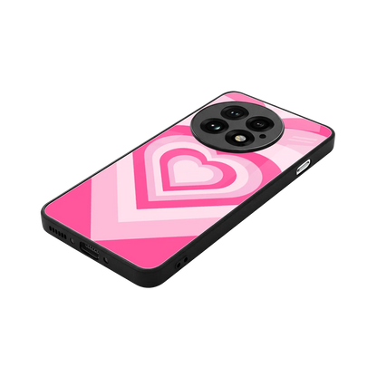Y2K Flamingo Hearts stylish phone case for oneplus 13 | glossy glass and slim fit