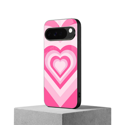 Y2K Flamingo Hearts google pixel 10 pro xl mobile cover | shockproof glass phone case