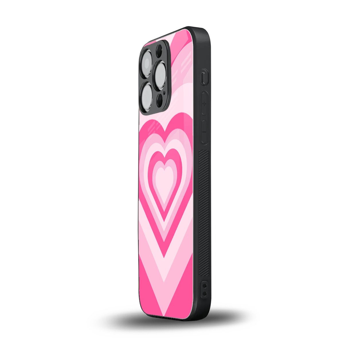 Y2K Flamingo Hearts iphone 13 pro mobile cover | shockproof glass phone case