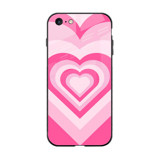 Y2K Flamingo Hearts back phone cover | glass case for iphone 6