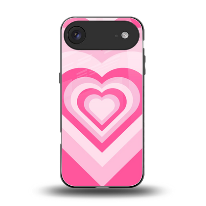 Y2K Flamingo Hearts back phone cover | glass case for iphone air