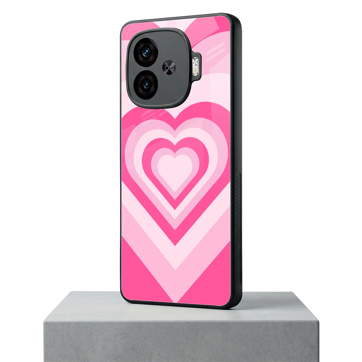 Y2K Flamingo Hearts iqoo neo 10r 5g mobile cover | shockproof glass phone case