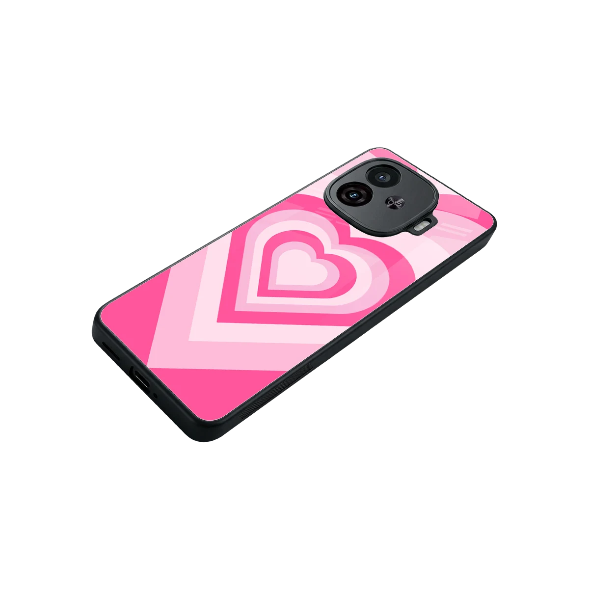 Y2K Flamingo Hearts stylish phone case for iqoo neo 10r 5g | glossy glass and slim fit