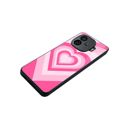 Y2K Flamingo Hearts stylish phone case for iqoo neo 10r 5g | glossy glass and slim fit