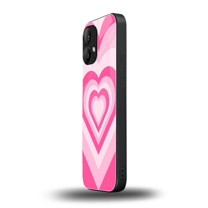 Y2K Flamingo Hearts nothing phone 2 mobile cover | shockproof glass phone case