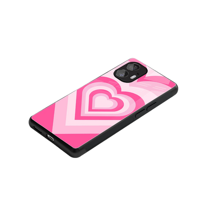 Y2K Flamingo Hearts stylish phone case for nothing phone 2 | glossy glass and slim fit
