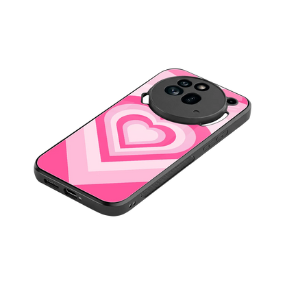 Y2K Flamingo Hearts stylish phone case for nothing phone 3a pro | glossy glass and slim fit