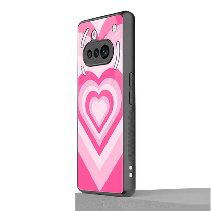 Y2K Flamingo Hearts nothing phone 3a mobile cover | shockproof glass phone case