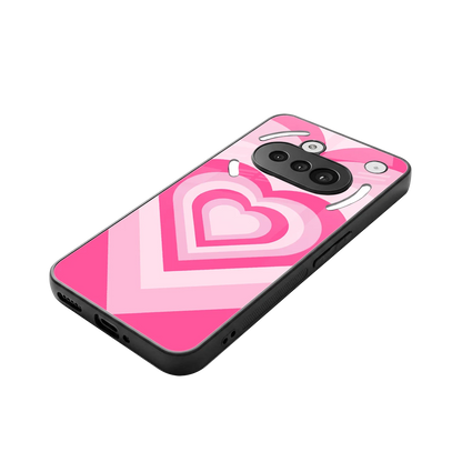 Y2K Flamingo Hearts stylish phone case for nothing phone 3a | glossy glass and slim fit