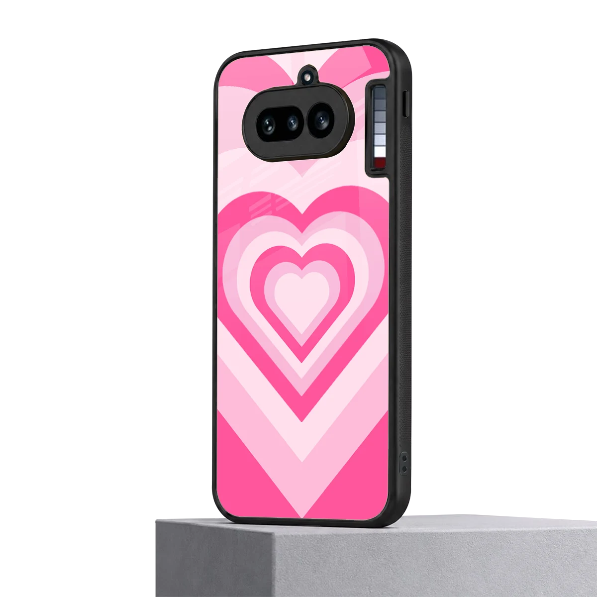 Y2K Flamingo Hearts nothing phone 4a mobile cover | shockproof glass phone case